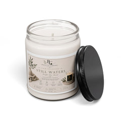 Still Waters Soy Candle — 9oz Scented Jar (Calming Spa & Home Fragrance)