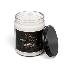 Coastal Serenity Scented Soy Candle — 9oz Relaxing Beach Fragrance