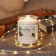 Peppered Passionfruit Scented Soy Candle — 9 oz Aromatherapy Jar