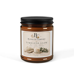Timeless Glow Amber Soy Candle — Scented Jar Candle (Multi-Size)