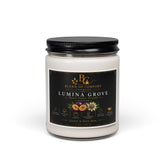 9oz Lumina Grove Scented Soy Candle — Floral Citrus Aromatherapy Jar