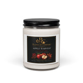 Apple Harvest Soy Candle — 9oz Scented Jar (Warm Autumn, Crisp Apple & Spice)