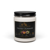 Velvet Sundaze 9oz Scented Soy Candle — Luxury Floral & Amber Home Fragrance