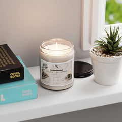 Silent Meadow Soy Candle — 9oz Aromatherapy Candle (Calming Meadow Scent)