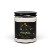 Sage Solitude Soy Candle — 9oz Scented Aromatherapy Candle