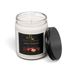 Apple Harvest Soy Candle — 9oz Scented Jar (Warm Autumn, Crisp Apple & Spice)