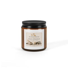 Soy Candle — Amber Jar Scented Candle (True Essence)