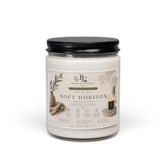 Soft Horizon Soy Candle 9oz Scented Jar (Clean, Cozy Home Fragrance)