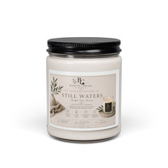 Still Waters Soy Candle — 9oz Scented Jar (Calming Spa & Home Fragrance)