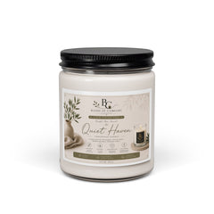 Quiet Haven Scented Soy Candle — 9oz Relaxing Aromatherapy Candle (Lavender + Eucalyptus)