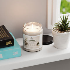 Sea Salt & Orchid Soy Candle — 9oz Scented Jar for Relaxation, Spa & Home Fragrance