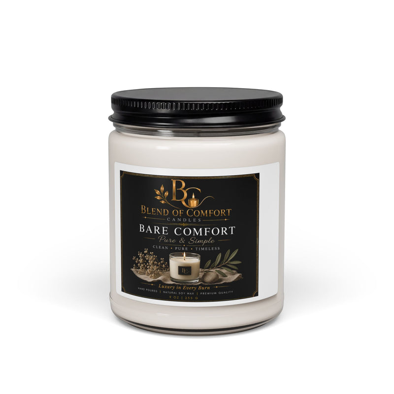 Bare Comfort Soy Candle – 9oz Jar (Blend of Comfort)