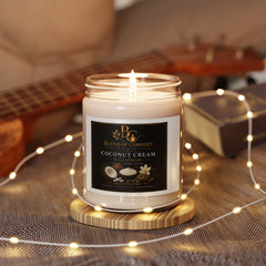 Coconut Cream Scented Soy Candle — 9oz Jar (Blend of Comfort)